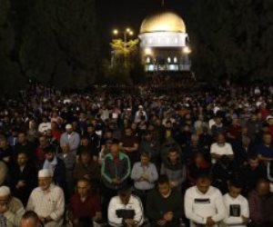 ربع مليون مصلٍ يحيون ليلة القدر فى المسجد الأقصى المبارك.. فيديو وصور