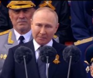 بوتين: الجيش الروسى يحارب من أجل أمن وطنه.. وأمريكا تحاول طمس التاريخ