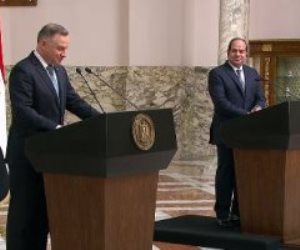 الرئيس السيسي: الأزمة الروسية الأوكرانية تهدد الأمن الغذائى لمختلف دول العالم