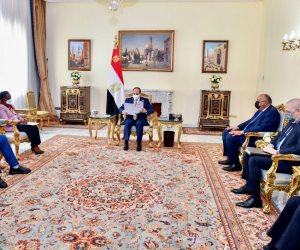 الرئيس السيسى: موقف مصر ثابت بالحفاظ على أمنها المائى وحقوقها التاريخية بمياه النيل