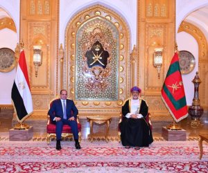 متحدث الرئاسة: الرئيس السيسى يلتقى سلطان عمان فى قصر العلم العامر بمسقط