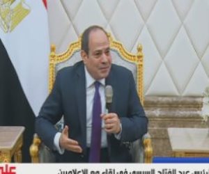 الرئيس السيسى:"أهتم بالإنسان المصرى واعتبره العمود الرئيسى لاستقرار الدولة"