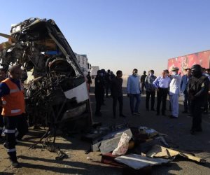 ‏مصرع 22 شخصا وإصابة 33 آخرين فى حادث تصادم أتوبيس بمقطورة فى المنيا