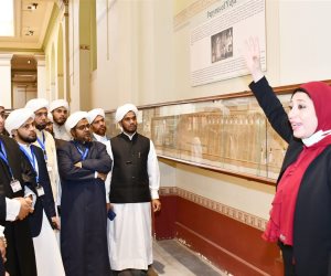 الاوقاف تجرى جولة سياحية للمتحف المصرى لعلماء الهند 