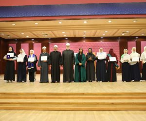 طلاب يشاركون بالحفل الختامي لمسابقة تحدى القراءة وينافسون على المركز الأول