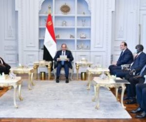 الرئيس السيسى يؤكد حرص مصر على ترسيخ دعائم الأمن والاستقرار بجنوب السودان