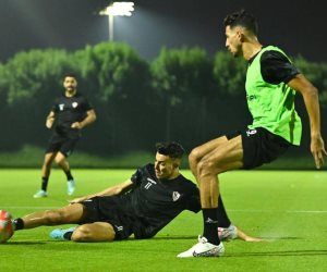 بالصور ... شاهد أول تدريب للزمالك فى قطر قبل مواجهة الهلال السعودى في كأس لوسيل