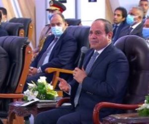 الرئيس السيسى: حجم القطاع الخاص فى مصر يصل إلى 75 %