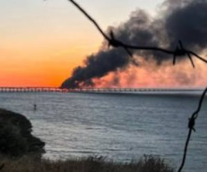 أوكرانيا تعلن تفجير جسر جزيرة القرم.. وبوتين يأمر بتشكيل لجنة عاجلة للتحقيق