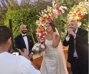 حفل زفاف جيلان علاء وعز شهوان وغناء أغنية حظك اليوم (صور)