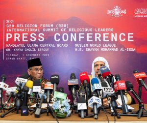 بمشاركة ورعاية الرئيس الإندونيسي.. انطلاق أول قمة دينيةٍ لمجموعة العشرين تستضيفها رابطة العالم الإسلامي بالشراكة مع هيئة نهضة العلماء الإندونيسية