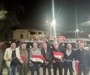 فى حب مصر.. أهالى البدرشين ينظمون مسيرة لدعم الرئيس السيسى