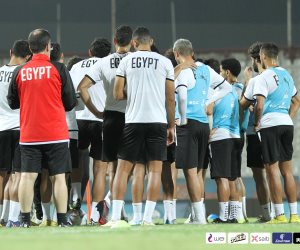 المنتخب المصري يواصل تدريباته بالكويت استعدادا لودية بلجيكا 