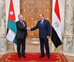 الرئيس السيسي يستقبل العاهل الأردنى للتباحث حول مستجدات الأوضاع في المنطقة وتطورات القضية الفلسطينية