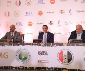 وزير الشباب والرياضة يشهد حفل انطلاق بطولة العالم للإسكواش 2022 في نادي مدينتي 