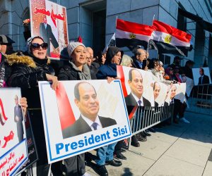 الرئيس السيسي يوجه الشكر للجالية المصرية في الولايات المتحدة