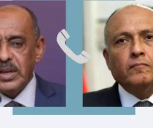 وزير الخارجية يبحث مع نظيره السودانى ملف سد النهضة والقضايا الإقليمية