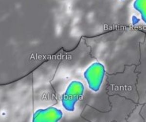 الأرصاد: أمطار متفاوتة الشدة على مناطق من الإسكندرية والبحيرة و كفر الشيخ