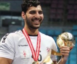 سيف الدرع يحصل على أفضل لاعب فى مباراة مصر و بلجيكا ببطولة العالم لليد