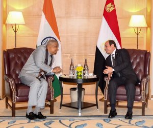 الرئيس السيسى يلتقى نائب رئيس الهند ويؤكد تطلعه لتطوير علاقات الصداقة بين البلدين