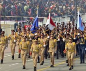 القوات المسلحة المصرية تشارك فى احتفالات يوم الجمهورية الهندى (فيديو)
