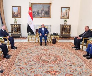 الرئيس السيسي يستقبل وزير الخارجية الأمريكي.. ويؤكد علاقات الشراكة الاستراتيجية الممتدة بين مصر والولايات المتحدة