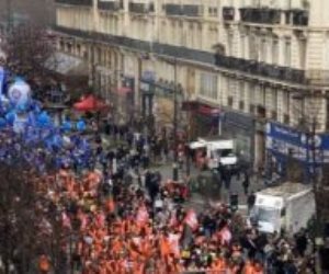 الداخلية الفرنسية: 93 ألف متظاهر فى باريس الأعلى منذ بداية الاحتجاجات ضد إصلاح نظام التقاعد