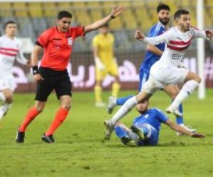 الزمالك يعود للانتصارات بثلاثية فى سموحة بالدورى.. فيديو