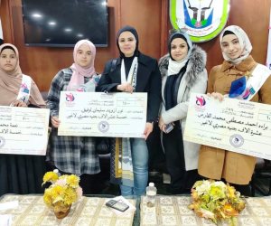 "نور وبراءة ونعمة " ثلاث طالبات سيناويات يحصدن المراكز الأولى لجائزة الدكتورة أمل نصر الله للفتاة الأكثر تميزا علميا (صور)