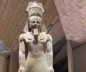 الشمس تتعامد غدا الثلاثاء على وجه تمثال رمسيس الثانى بالمتحف المصرى الكبير
