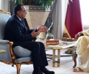 أمير قطر ينقل تحياته لأخيه الرئيس عبد الفتاح السيسي