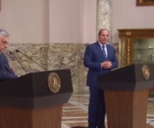 الرئيس السيسى لرئيس وزراء المجر: العلاقات فى عهدك شهدت دفعة كبيرة