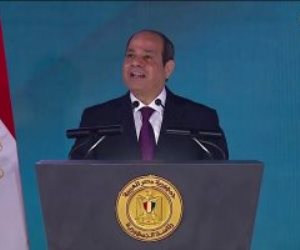 نص كلمة الرئيس السيسى خلال احتفالية "كتف فى كتف" باستاد القاهرة