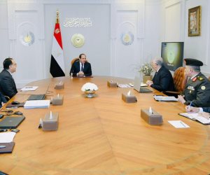 الرئيس السيسي تابع موقف المشروعات القومية لاستصلاح الأراضي الصحراوية