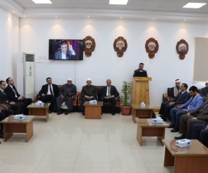رئيس جامعة الأزهر يتلقى عزاء العالم الجليل الدكتور إبراهيم الخولي