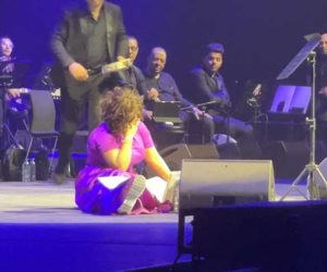 الحالة الصحية للفنانة شيرين عبد الوهاب بعد سقوطها على المسرح بدبي