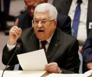 الرئيس الفلسطينى يناشد الأمم المتحدة بتعليق عضوية إسرائيل