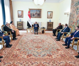 الرئيس السيسي يستقبل رئيس تيار الحكمة العراقي عمار الحكيم