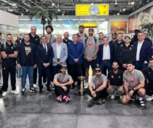 مجلس الأهلي يستقبل أبطال أفريقيا للسلة بمطار القاهرة