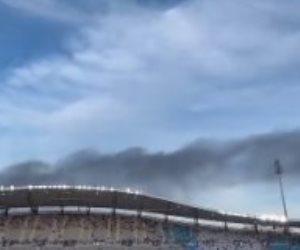 حريق ضخم بجوار ملعب نهائي دوري أبطال أوروبا