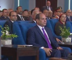 الرئيس السيسي يشهد المؤتمر الوطني للشباب ببرج العرب في الإسكندرية