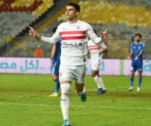 أحمد سيد زيزو يتقدم للزمالك بمرمى فاركو فى الدقيقة 16 بكأس مصر