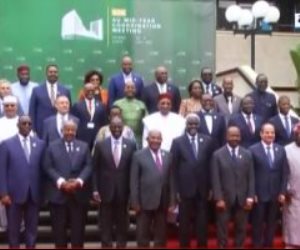صورة جماعية لقادة الدول الأفريقية بالقمة التنسيقية بمشاركة الرئيس السيسي