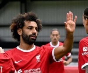 استعدادا للموسم الجديد .. محمد صلاح يسجل هدفا ويصنع فى تعادل ليفربول مع جرويتر فورث 4-4 وديا