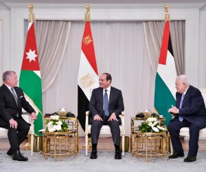 البيان الختامى للقمة الثلاثية بالعلمين: ضرورة إنهاء الاحتلال الإسرائيلى ضمن جدول زمنى واضح