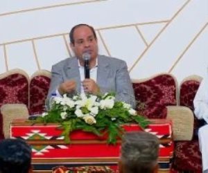 الرئيس السيسي: "ما فيش مصلحة لينا كدولة غير مصلحة الناس"