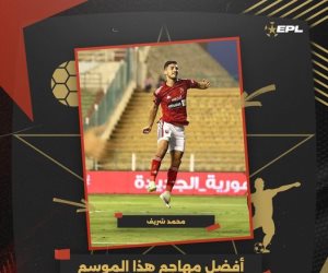 بتصويت الجماهير .. رابطة الأندية تختار محمد شريف أفضل مهاجم في موسم 2022-2023 