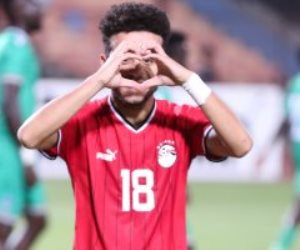 مصطفى فتحى يُسجل هدف منتخب مصر الأول فى مرمى إثيوبيا