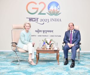 الرئيس السيسي يلتقي رئيسة المفوضية الأوروبية على هامش قمة مجموعة العشرين بالهند