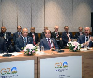 الرئيس السيسي يشارك في القمة الإفريقية ـ الأوروبية المصغرة أعمال قمة مجموعة العشرين